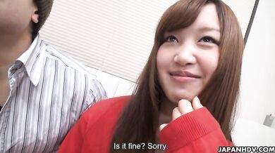 Kana Sendo and her boyfriend show up and Kana gets fucked in front of him