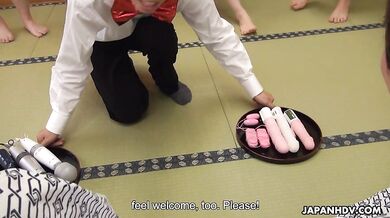 Mitsuki, Hikaru Ayami, Mitsuka Koizumi and Chiharu screwed same time