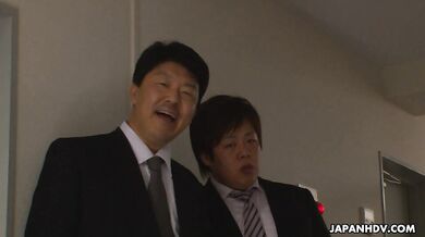 Reiko Kobayakawa has a meeting with the boss but it ends up being an orgy