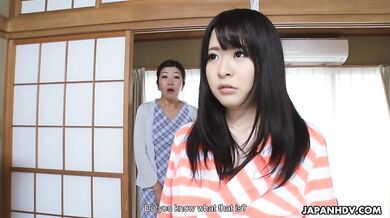 Satomi Nagase becomes a porn actress today on her first AV shoot