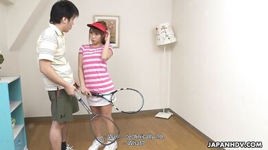 Ann Takase gets caught pretending to be a coach and pays with her ass