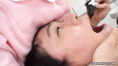 Mao Chinen is a dental assistant and she loves to be drilled by patients