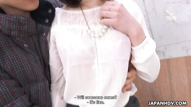 Haruka Miura escapes her husband to have a threesome with us