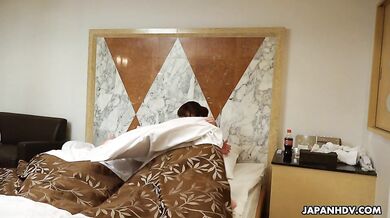 Yu Ito brings her lover back to the Tokyo love hotel to fuck