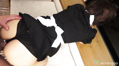 It's a nice day for Hinata Nanase to cheat on her husband by sucking cock!