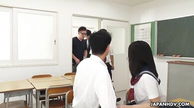 Boys Experimenting Sexuality With a Teen School Girl Maria Kotobuki