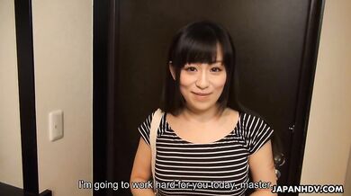 Yui Kyouno is a naughty maid that is too busy fucking to clean the house