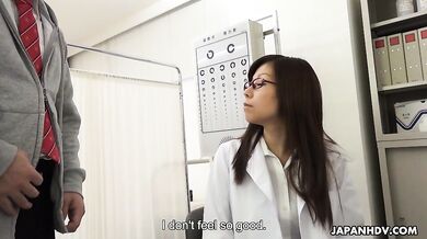 Hot Nurse Chihiro Akino Get's Blackmailed Into Sex