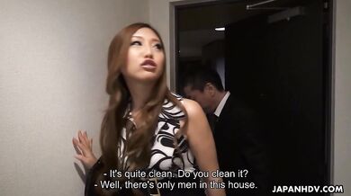 Gorgeous Maki Takei Has A Father-Son Threesome