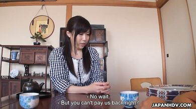 Cheating wife Shiori Mizoguchi is fucked by two men