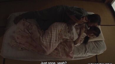 Cheating wife Emi Sasaki is fucked by her father in law