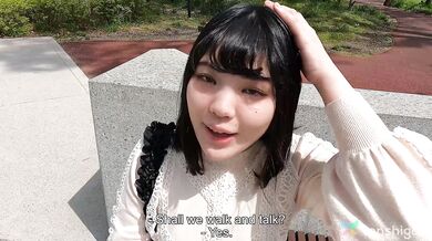 Ryo Izumi takes off her dress and reveals a chubby figure