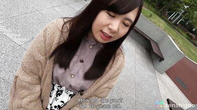 Nozomi Minami plays with our between her big tits