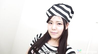 Manami Takashima has cute thong panties on under her costume