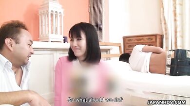 Weird brunette, Kaede Kyomoto likes sex in many ways