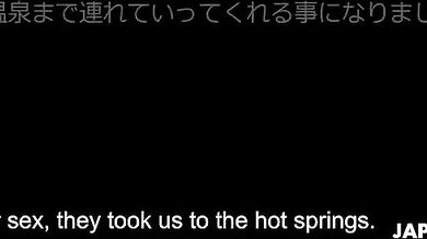 Slutty Shiori Ayase and Nozomi Koizumi keep on fucking strangers