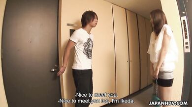 Slutty Miu Tamura is drilled by her neighbor