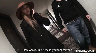 Yui Nagahara gets cum river in hairy cunt