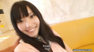 Riko Tabe gets fucked all over the house