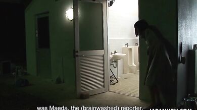 Dark haired babe is the best cock sucker