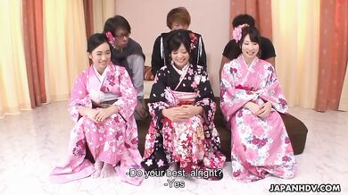 Naughty girls are having a lot of fun with guys