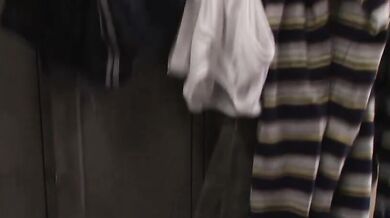 Skinny woman is masturbating like crazy bitch