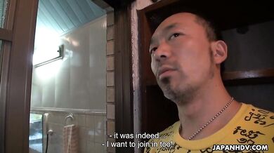 Girls like to visit a hot spring quite often