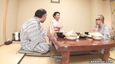 One hot woman is amusing two married men