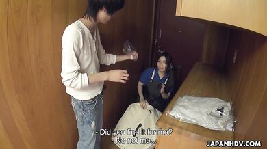 Chubby cleaning lady got fucked very hard