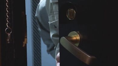 Naughty wife fucked two guys in her home