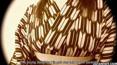 Slutty Asian lady Himeki Kaede gets rammed