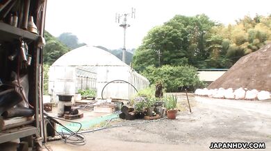 Asian beauty Rara toying her fantastic cunt