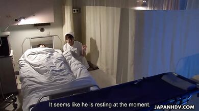 Horny monk fucks a sweet girl in the hospital