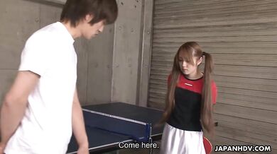 Super cute Japanese slut fucked by two guys