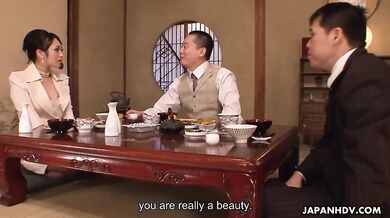 Elegant office darling gets fucked so hard