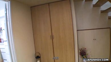 Lovely creampie for a slutty Japanese teeny