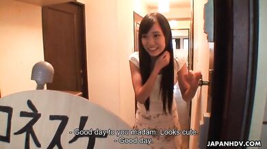 Slutty Japanese teen gets fucked so hard