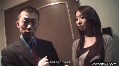 Two lovely Japanese sluts please a lucky man