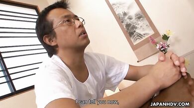 Step dad fucks his slutty little teen girl