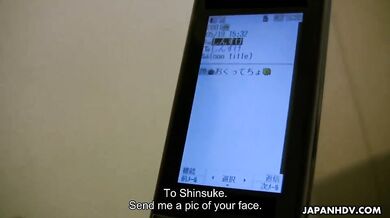 Busty Japanese slut gets fucked by her lover