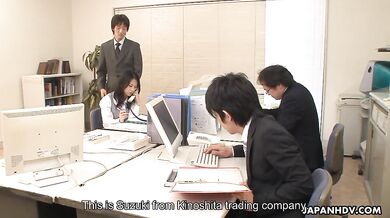 Busty girl Satomi Suzuki gets multiple cocks