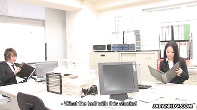 Hot lady Ai Mizushima pleases her horny boss