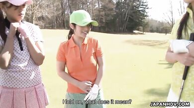 Great looking Japanese golf slut Nana Kunimi