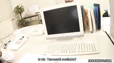 Shino Nakamura fucking colleagues during work