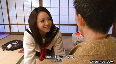 Rui Natsukawa shows her dirty side on floor