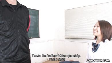 Yu Shirogan gets trained hard by soccer team