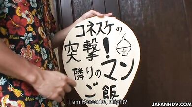 Sexy Arisa gets teased and rammed at her home