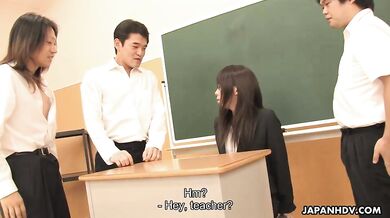 Arousing Maho Sawai gets tied up and pleased