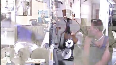Bodybuilders Get Frisky in the Gym