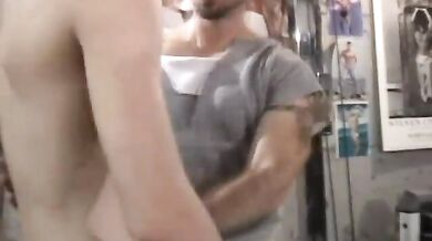 Bodybuilders Get Frisky in the Gym